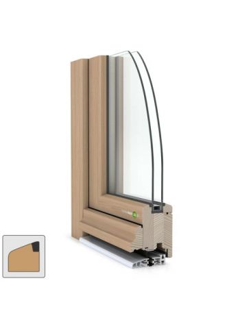 Wertbau Balkontür Holz IV68 Classic mit Schwelle und Wetterschenkel